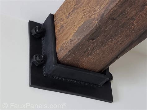 rustic metal beam brackets|decorative metal beam brackets.